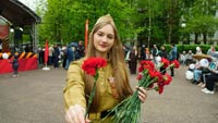 В районе Тропарёво-Никулино состоялось памятное патриотическое мероприятие, приуроченное к 81-й годовщине Победы в Великой Отечественной войне